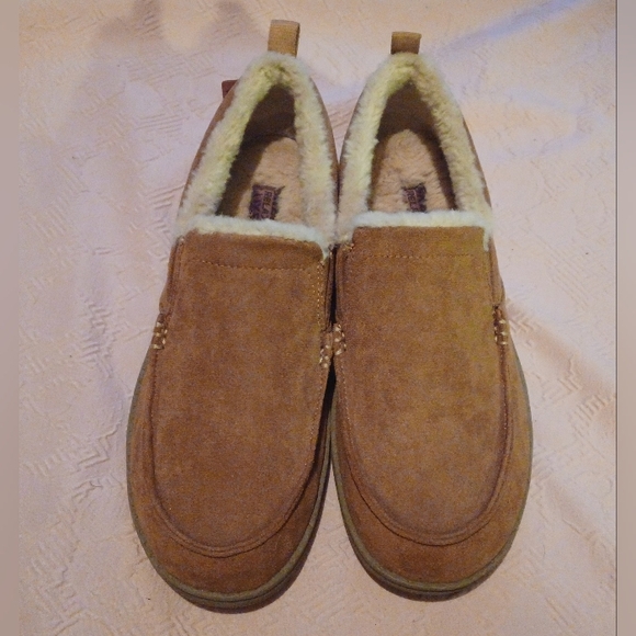 Skechers Light Brown Melson Willmore Foux Shearling Chukka Men's Shoes Size 8.5 - Picture 1 of 13